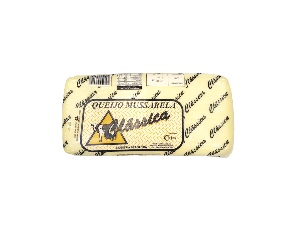 MUÇARELA CLÁSSICA 4 KG (CX 6 PÇ)